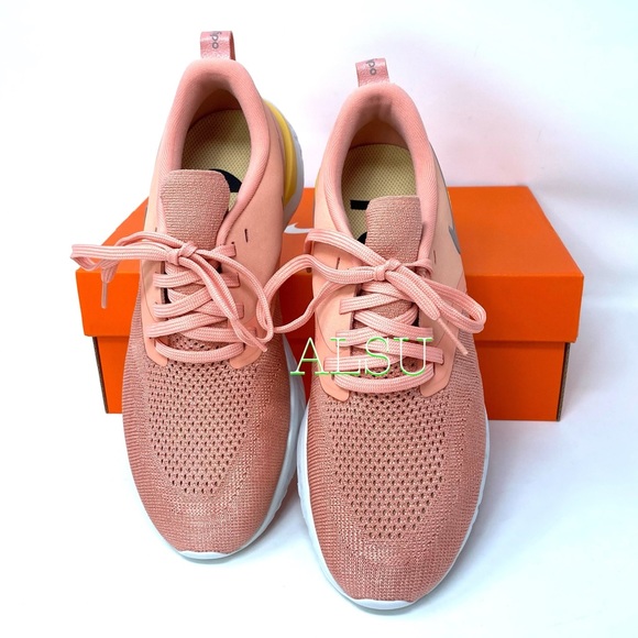 🌿Sale🌿 Nike Odyssey React 2 Flyknit Pink Quartz Women’s AH1016 602 - Picture 3 of 11
